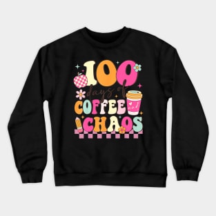 100Th Day Of School Teacher Kid Crewneck Sweatshirt